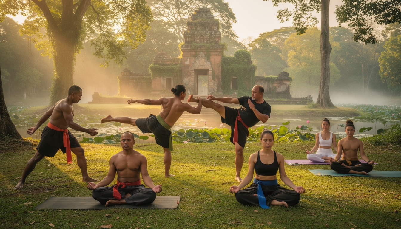 découvrez comment le bokator, art martial cambodgien, associé à la méditation, forme un duo gagnant pour renforcer le corps et l'esprit.