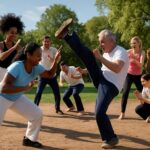 découvrez la capoeira, un art martial brésilien alliant danse, musique et combat, accessible à tous les âges et niveaux pour se divertir et rester en forme.
